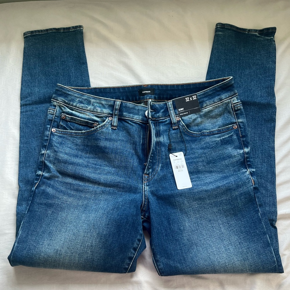 Express Men’s Hyper Stretch Skinny Jeans